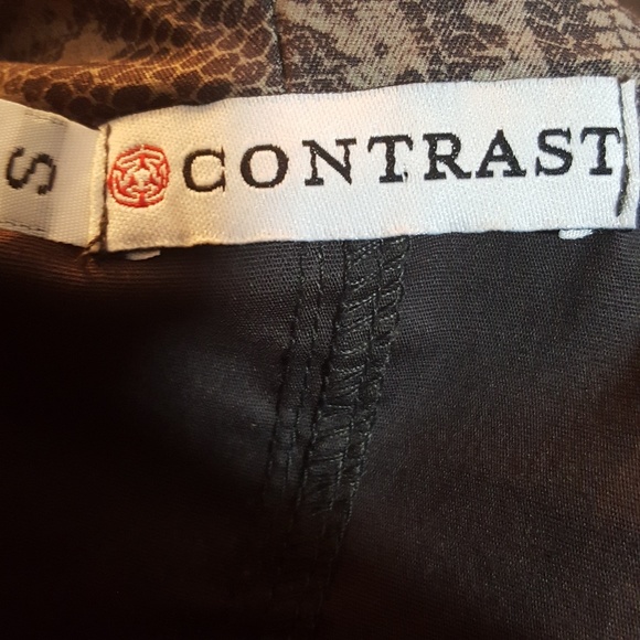 CONTRAST PYTHON PRINT JACKET SIZE S - Picture 6 of 8